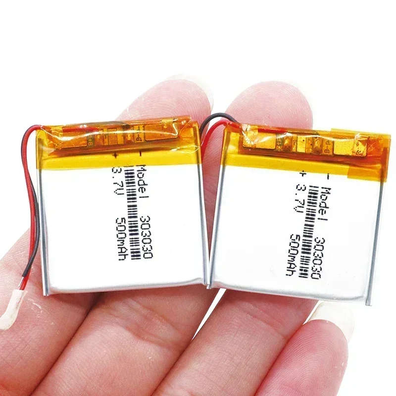 303030 Rechargeable 3.7V 500mAh Li-ion Lithium Battery Lithium Polymer Replacement Battery Lipo For MP3 MP4 GPS Medical Device