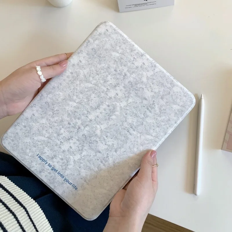 360 Rotating Stand With Pencil Holder Grey Tablet Case for iPad 7/8/9th 10.2in Air3 Pro 10.5 Air4/5 10th Gen 10.9in Cover