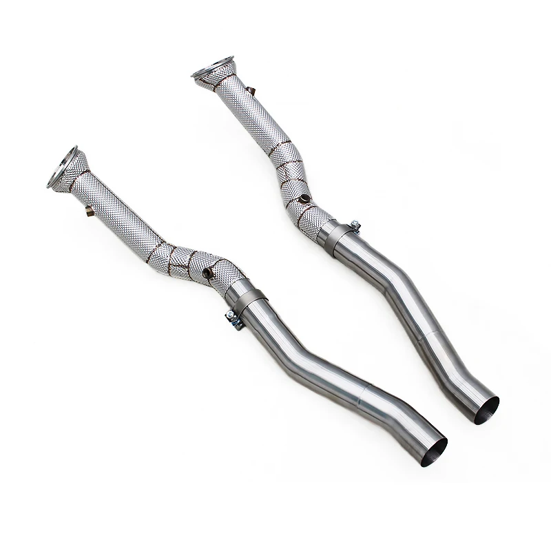 

YK Exhaust Downpipe In Stock For Ferrari 812 6.5L/F12 6.3L V12 2013-2020 Heat Shield Exhaust Pipe Free Flow Down Pipe Header