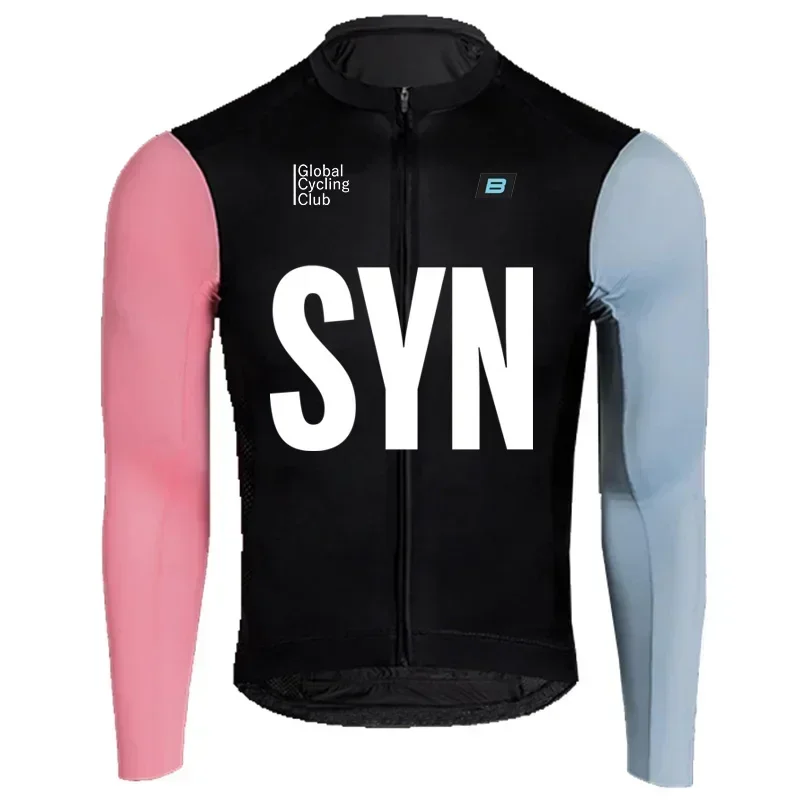 SYN BIEHLER Team Autumn Cycling Jersey Set Bicycle MTB Maillot Ropa Ciclismo Road Bike Uniform Long Sleeve Bicicleta Clothing