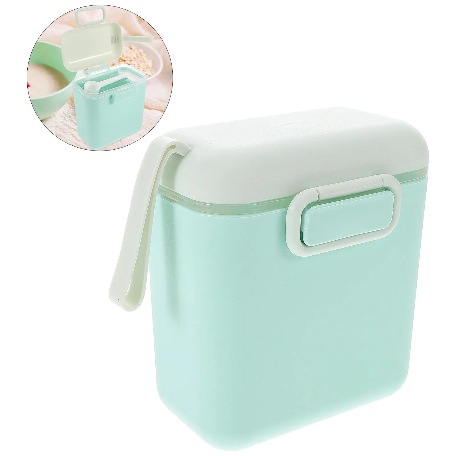 Large Capacity Portable Formula Dispenser for Travel – Leak-Proof, Dishwasher Safe Infant Milk Powder Holder