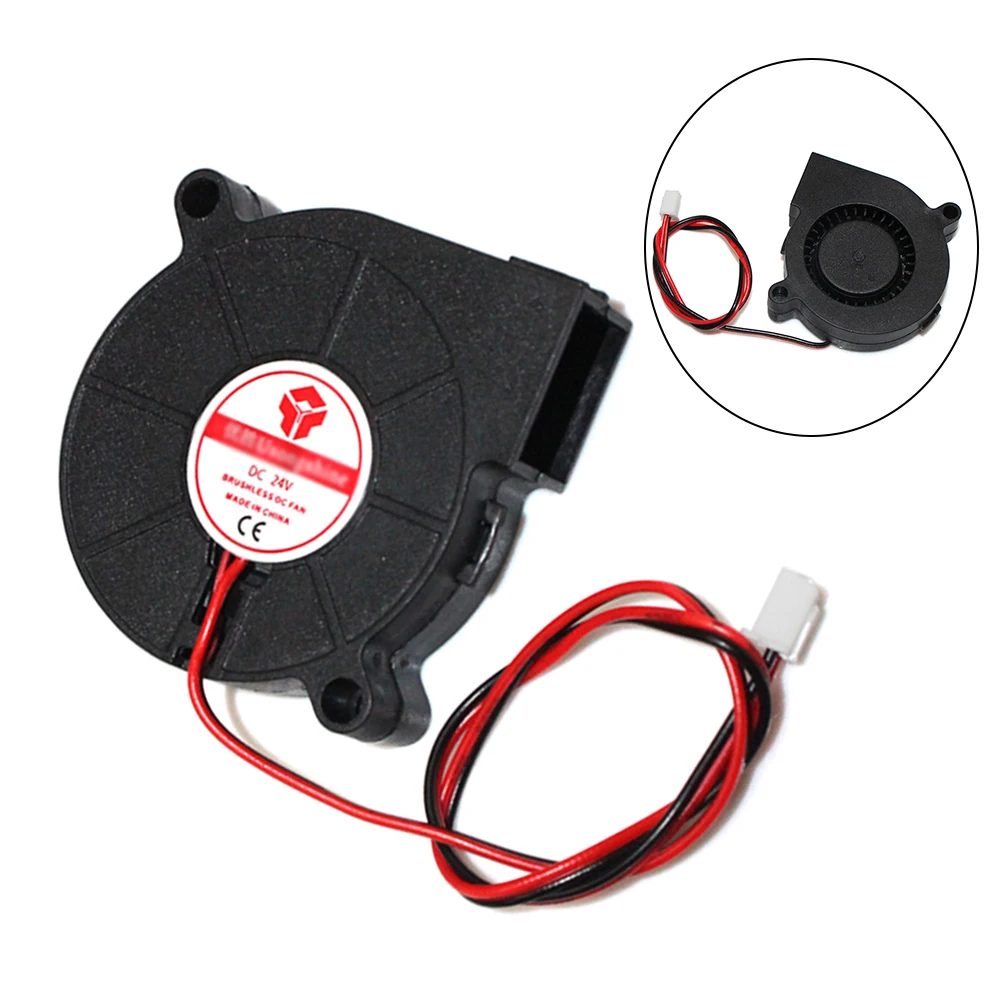 

1pcs Silent 5015 Radial Blower Cooling Fan DC 5v 12v 24v For Printer Parts 50*15 2 Pins Sleeve Bearing Home Improvement