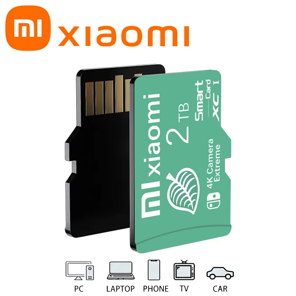 Xiaomi Micro TF/SD Card High Speed 2TB Memory Card 128GB tarjeta micro TF SD 256GB 512GB 1TB Flash Memory TF Card C10 For Lenovo