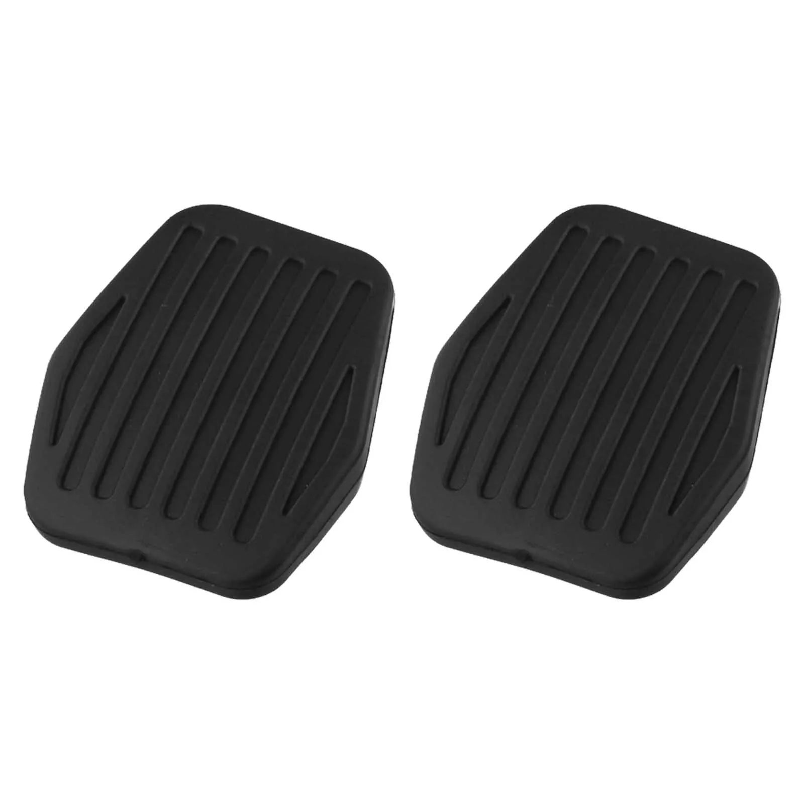 C-MAXII Kuga MK2 Brake Clutch Pedal Pad Car Brake Clutch Pedal Pad Cover Replacement 2pcs Black Rubber Brand New