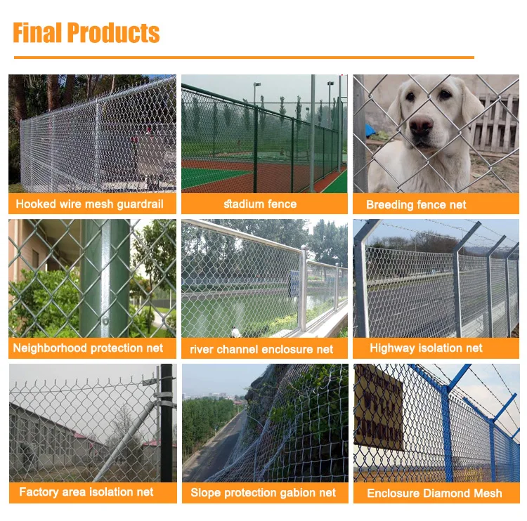 Automatic Chain Link Fence Machine High Speed Heavy Duty Wire Mesh Making Equipment for Construction Site