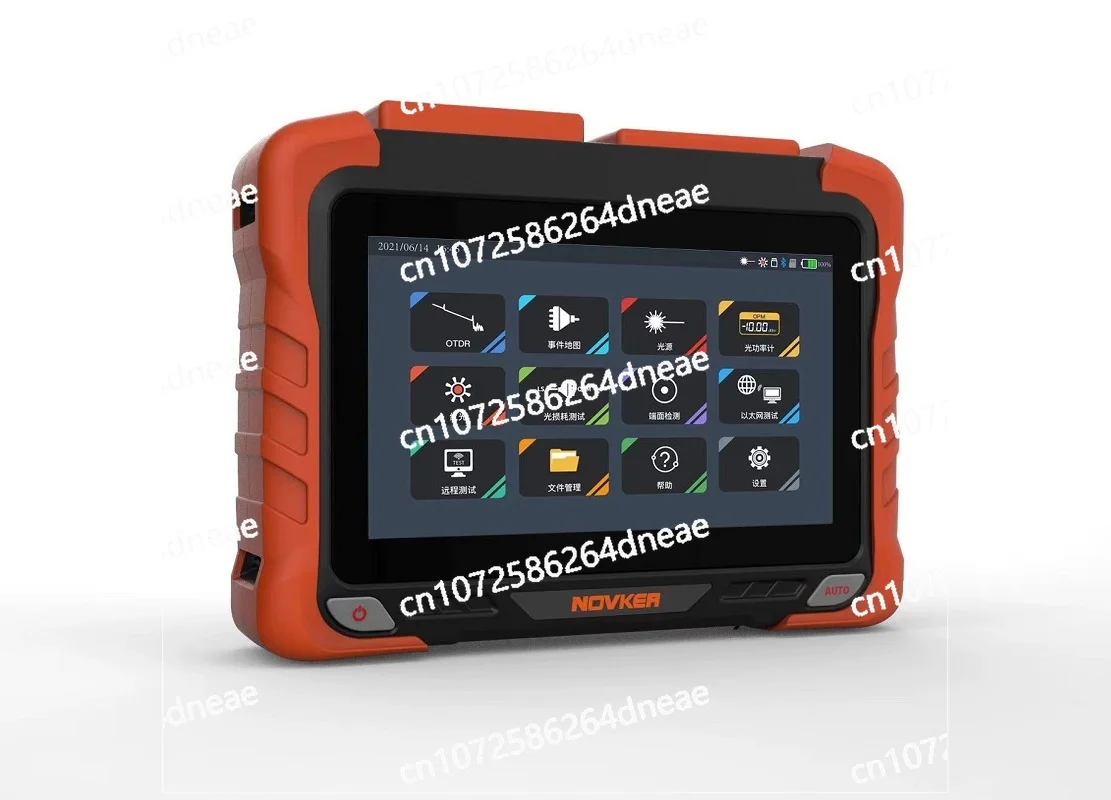 

OTDR NK6200 PON 1310/1550/1625nm SM MM 38/36/36dB 7-дюймовый тестер оптоволокна OTDR с источником света VFL OPM Карта событий OLT