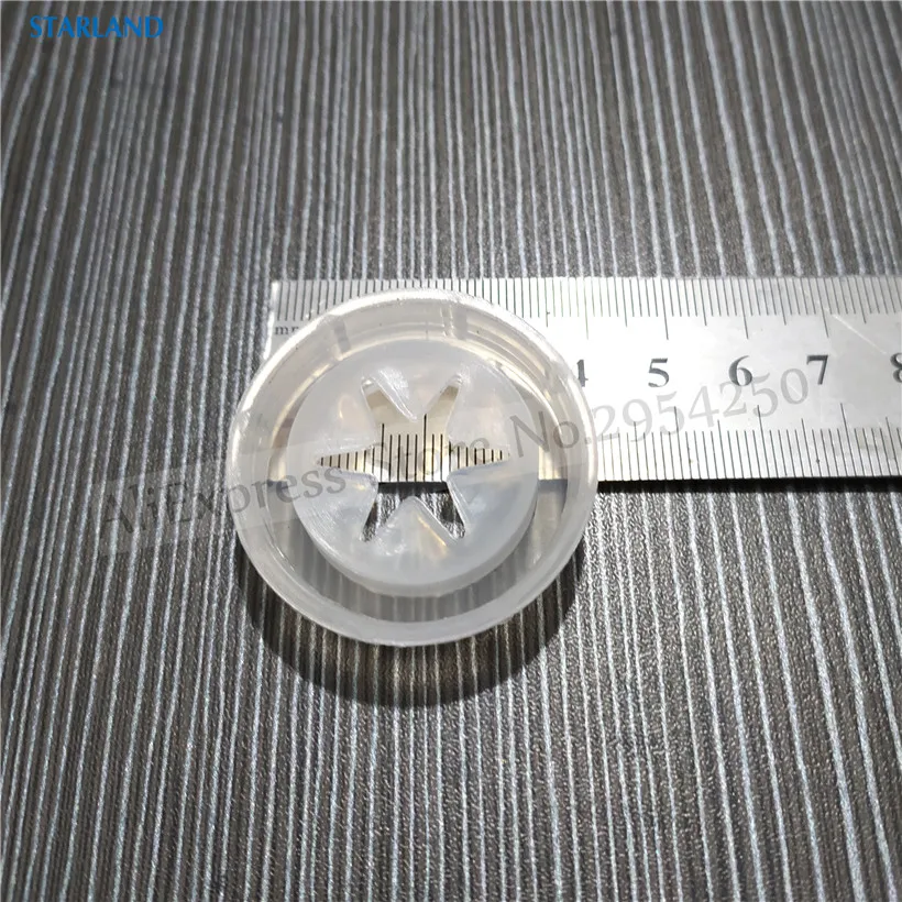 3Pcs Hexagram Snowflake Shaped Modeling Nozzle With Screw Thread Caps Ice Cream Machines Lids Accessories 37mm Inner Diameter