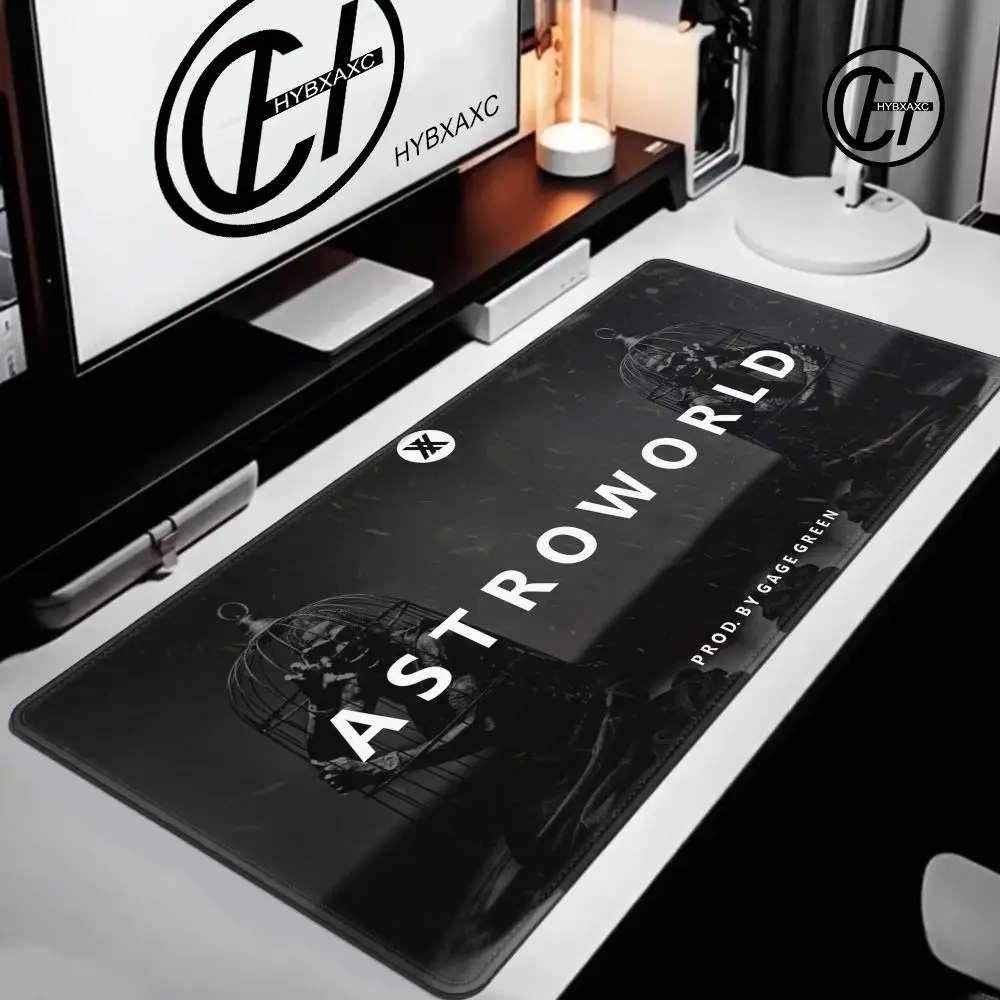 Travis Scott Astroworld Mouse Pad Large Gaming Accessories Mouse Mat Keyboard Mat Desk Pad Computer Mousepad PC Gamer Mausepad