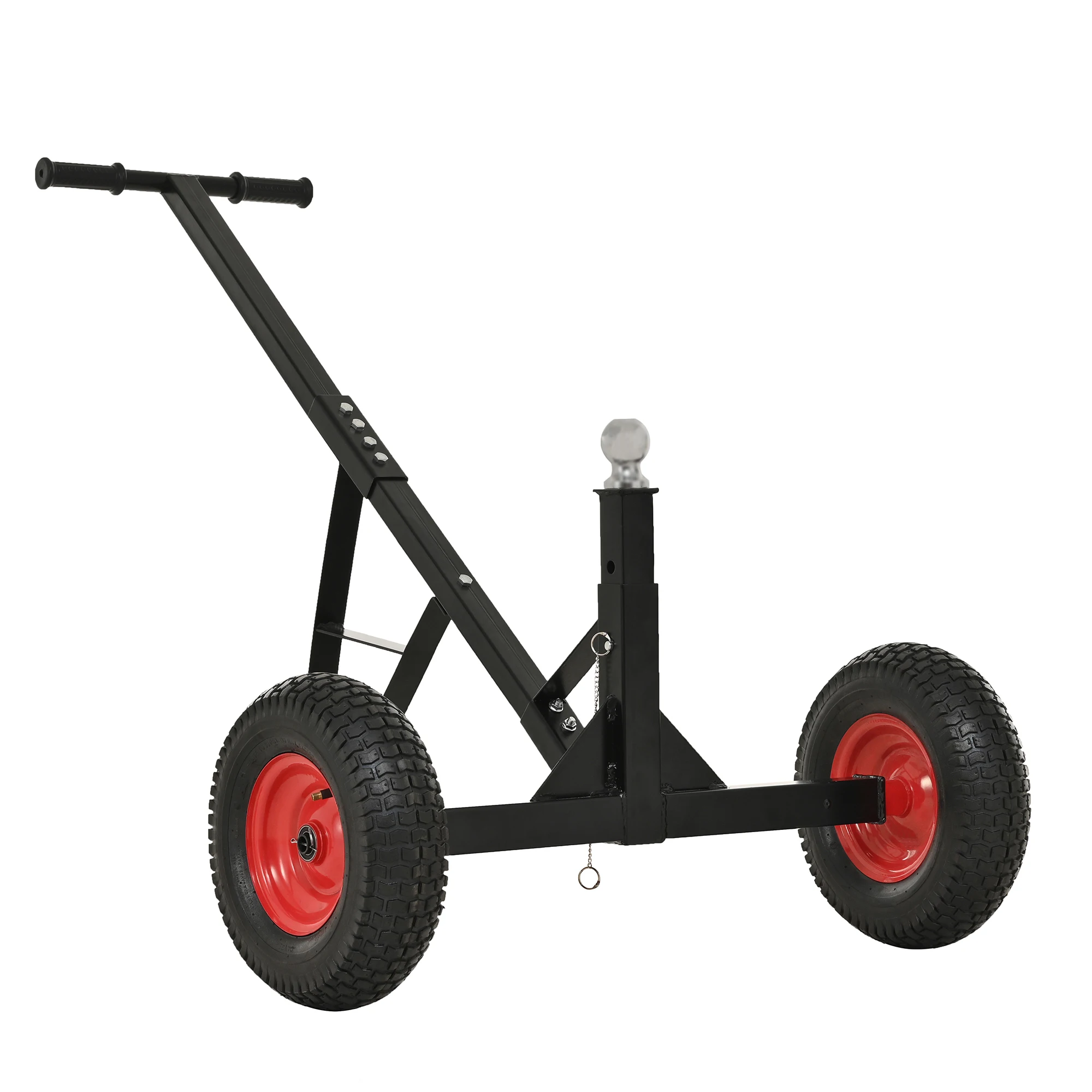 Trailer Dolly with 2 Inch Ball 600 lbs Capacity for Moving Car RV Boat Trailer, Great for Camping