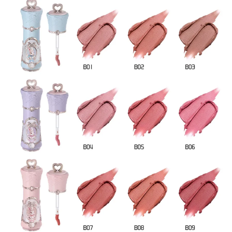 Flowerknows Garden Makeup Lip Tint, Long Lasting Matte Lipstick for Up To 12HR Wear Velvte Liquid Lip Stick Lipgloss Moisturizer