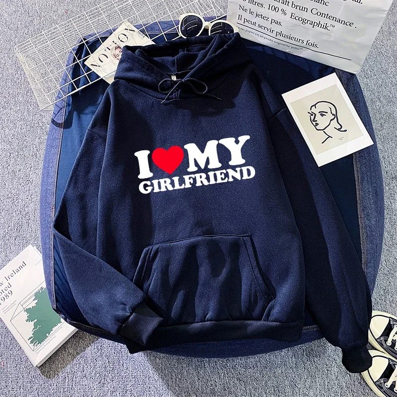 Herbst Winter Herren Damen Freizeit Sport Lockerer Pullover 2025 Bestseller Paar-Hoodie Klassischer Love BF GF Bedruckter Sweatshirt – Detail 13
