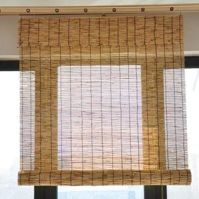 Persianas de Bambú, Cortinas Enrollables, Decoración de Ventanas, Separador de Ambientes, Listones de Bambú, Accesorios Decorativos para el Hogar