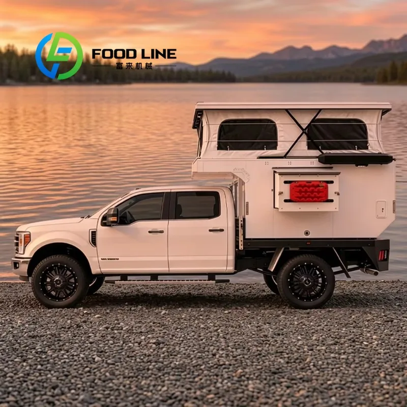 High Quality Foldable Pop Up Roof Camper for Pickup Truck Camping Overland Adventure Pop Top Travel Customize