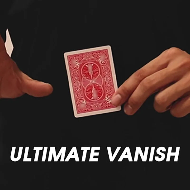 

Ultimate Vanish Magic Tricks Magician Close Up Street Illusions Gimmicks Mentalism Props Flicked Card Vanishes Visual Poke Magia