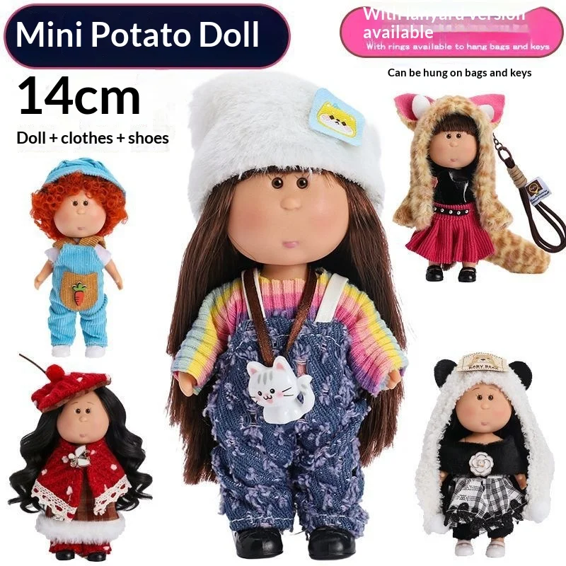 

【Только одежда, кукла в комплект не входит】Комплект одежды для куклы BJD 14 см / 5,5 дюймов для мини-куклы Мия - аксессуары для самостоятельной нарядки.