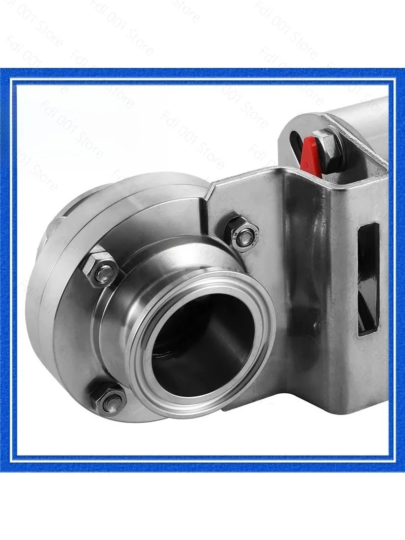 Single Acting Spring Return Pneumatic Valve, 304 Sanitary Clamp with Welded Ends