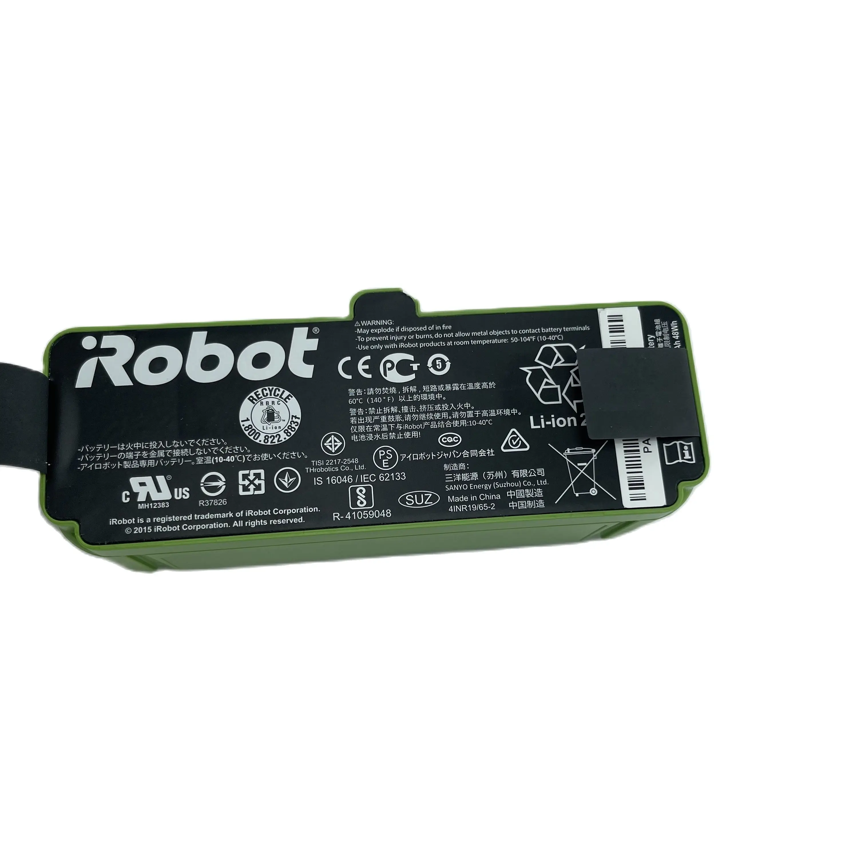 Original IRobot Roomba 595 650 980 655 690 780 805 860 880 890 960 760 770 780 E5 E6 i7 i8 i3 S9 i4 Series Replacement Battery