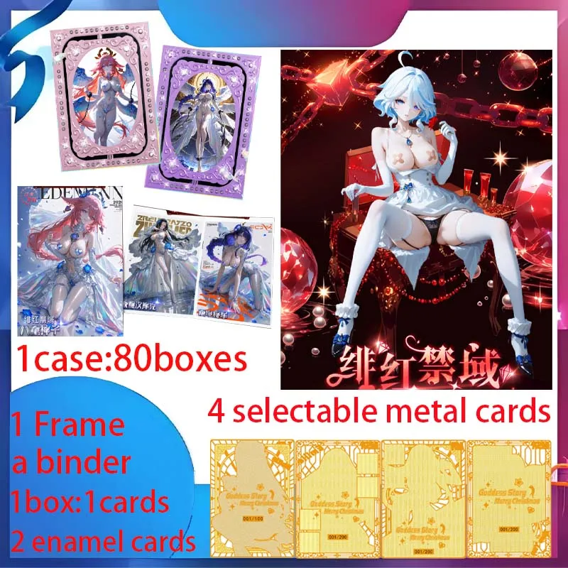 

Новейшая карта богини 2025 года «Криксон Запретная зона» Хобби Аниме Doujin Booster Box Редкая коллекционная карточка Торговая карточка Игрушки Подарки