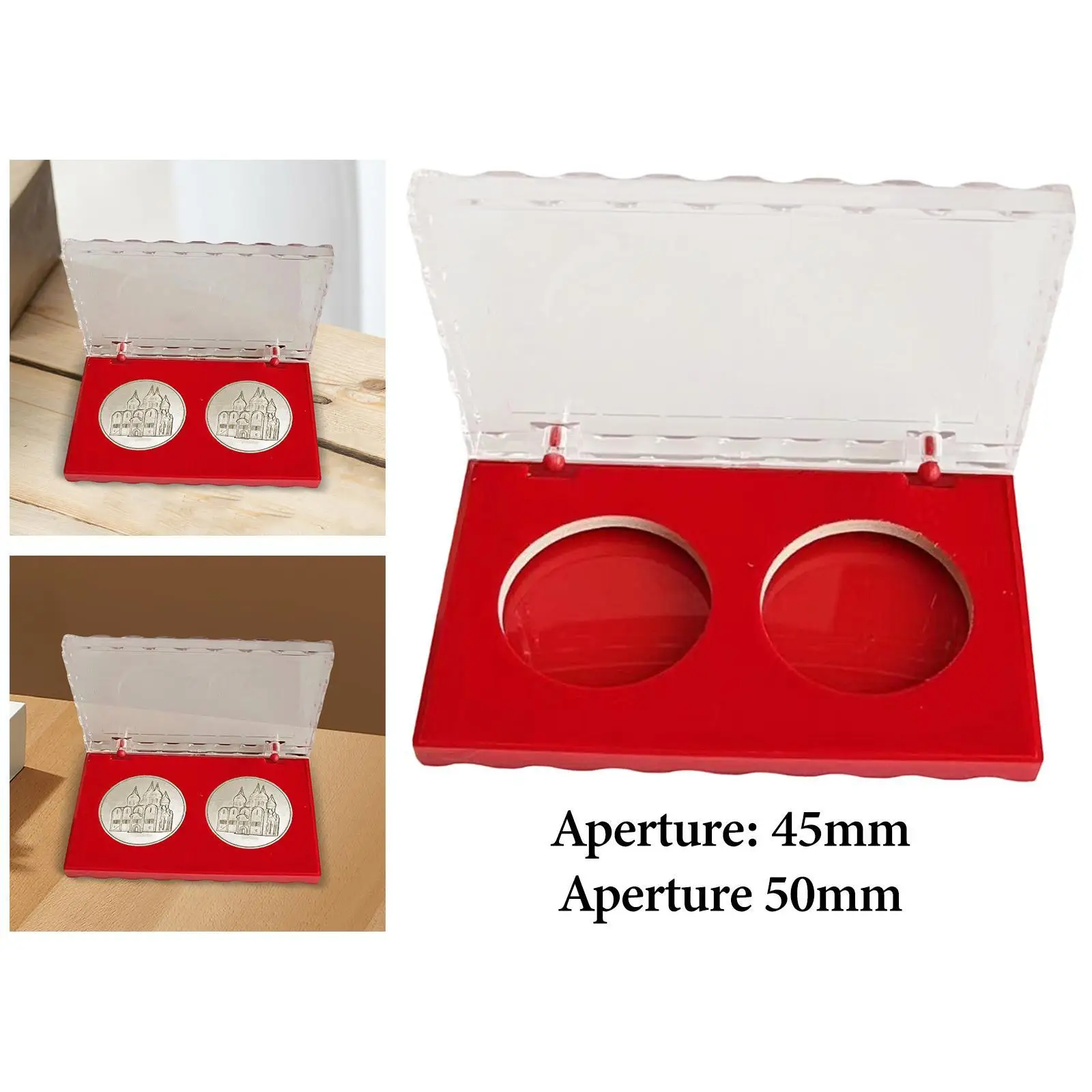 

Коробка для презентаций монет, держатель для монет, контейнер, портативный органайзер