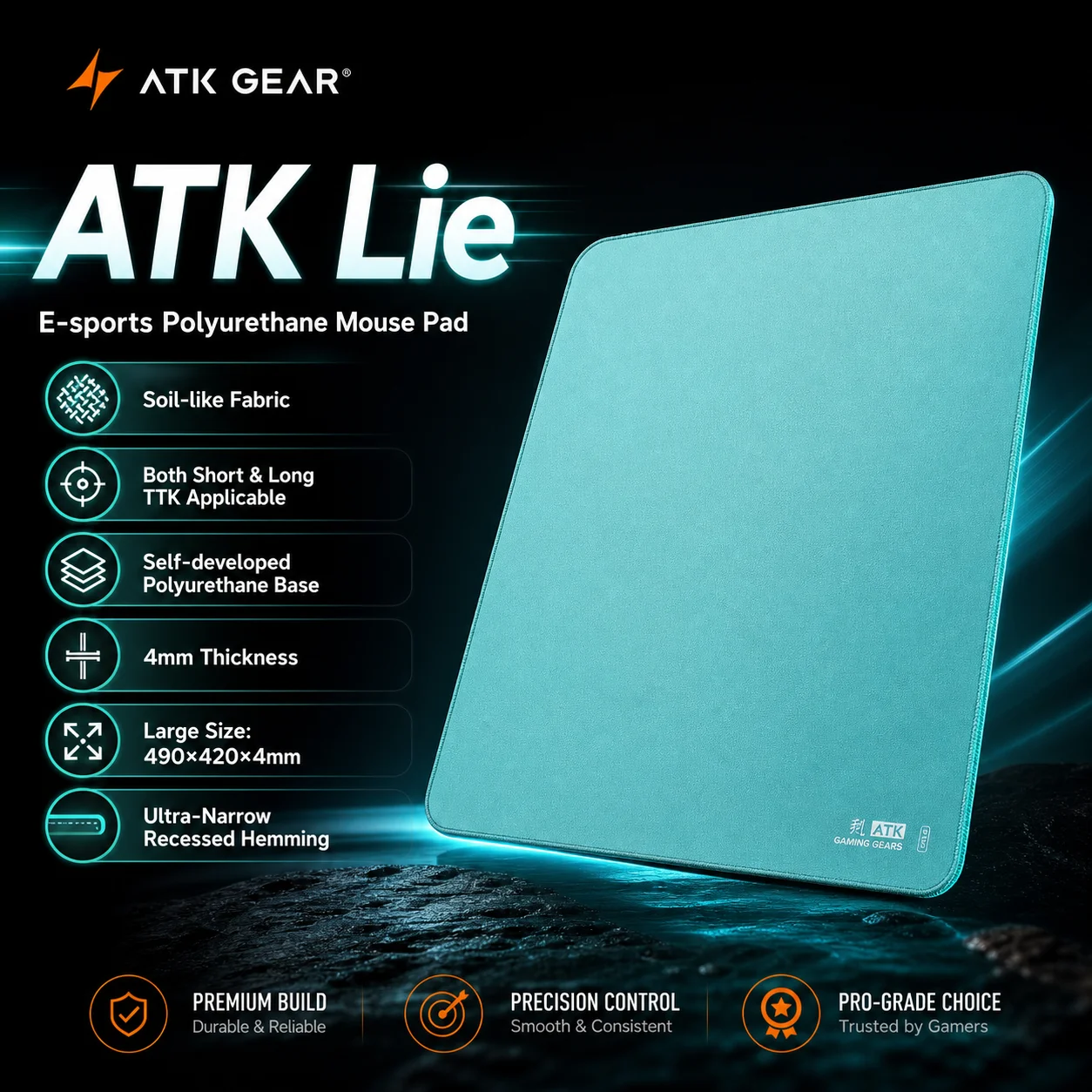 ATK Lie Gaming Mouse Pad Large - Fps Gaming Mouse review and price