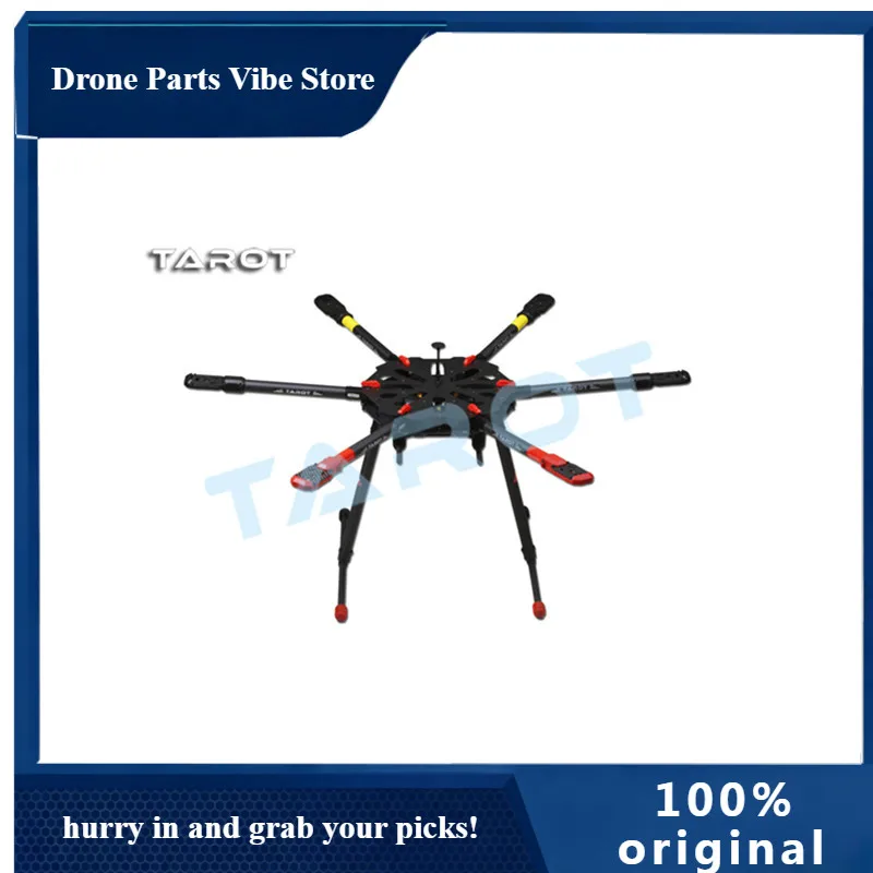 APTAROT TL6X001 X6 Hex-Copter Frame Kit 6-axis Carbon Fibler Mulitcopter  With foldable arms/electronic retractable landing gear