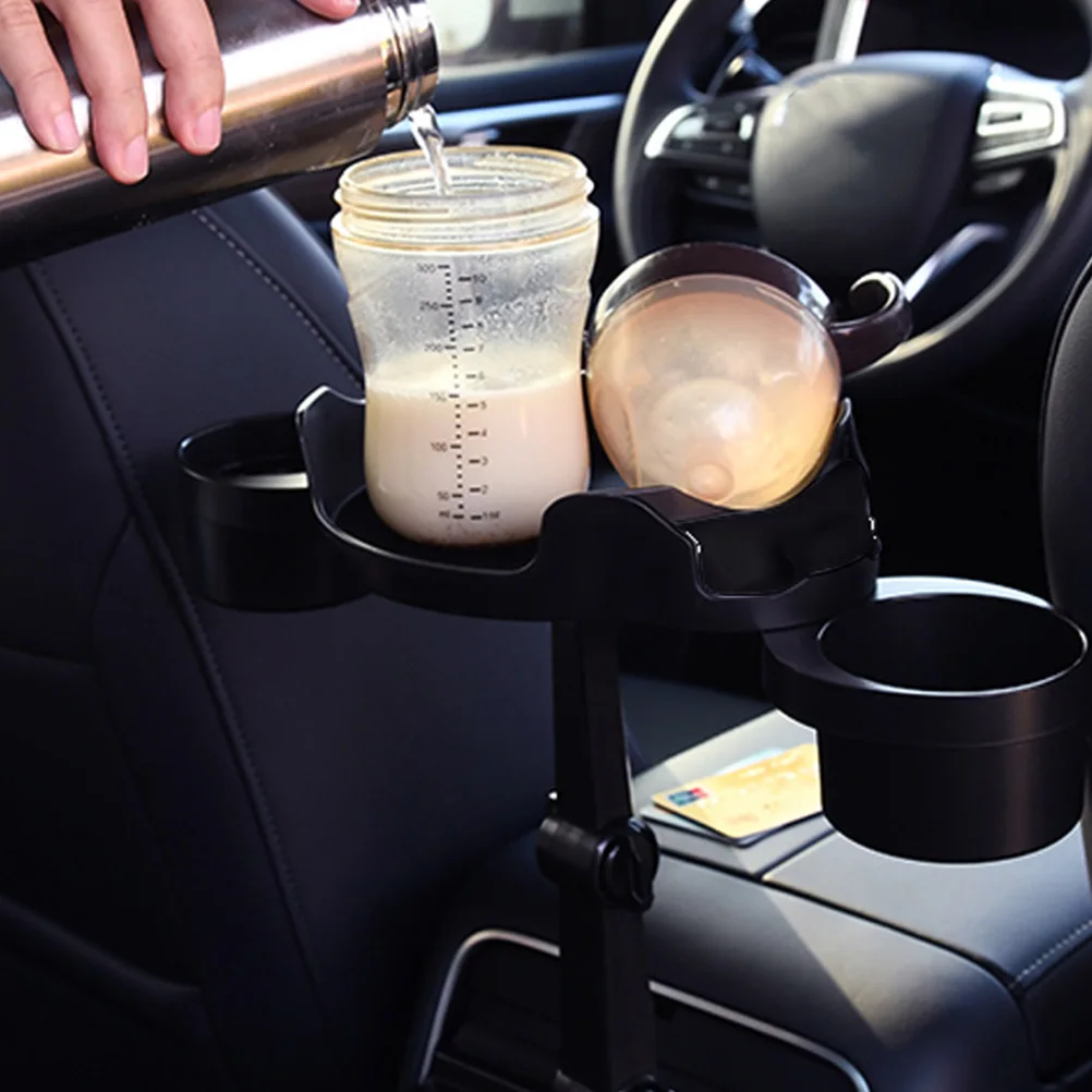 

Adjustable Car Cup Tray Storage Food Holder Keys Phone Purse Durable Plastic Drink Holder Expander Car Interior Accessories