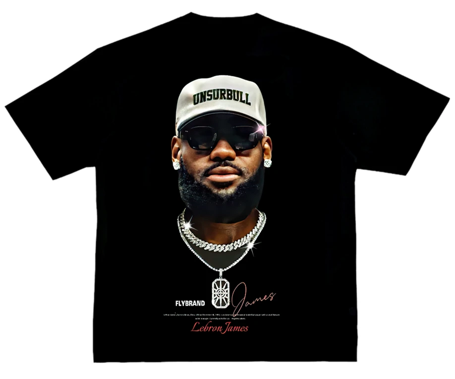 تي شيرت رجالي مطبوع عليه اللاعبين ملابس كرة السلة الرياضية عالية الشارع تي شيرت صيفي Harajuku كاجوال برقبة دائرية وأكمام قصيرة للجنسين #4