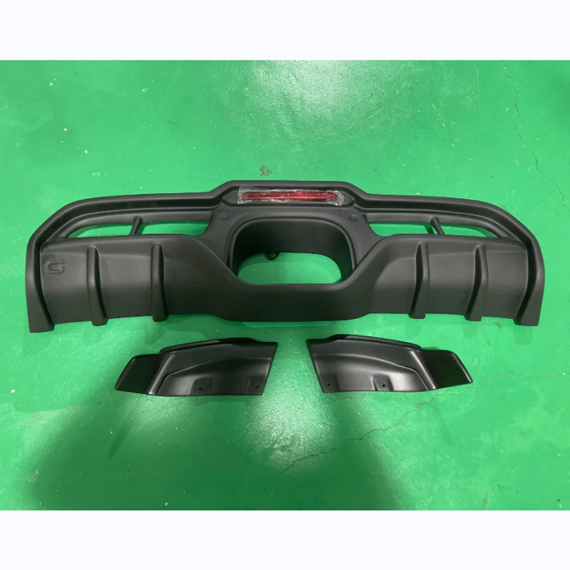 Fiberglass Rear Diffuser Giomic Style For Mini Cooper F56 F57 JCW Fiber Glass Bumper Lip With Spat FRP Unpainted Splitter Addon