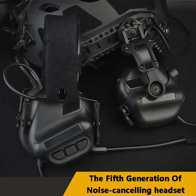 

Noise-Canceling Headphones, The Fifth-generation Pickup, Electronic Pickup Protection,Shooting Hunting Tactical Headset,Foldable