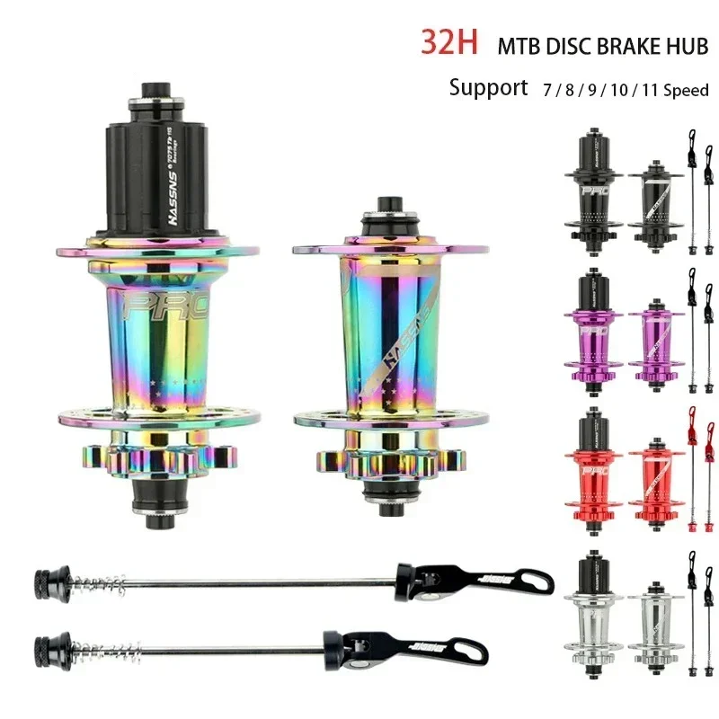 32/24 rear holes hub k7 cube Mtb Noisy Bike Hubs 4 Bearing 6 Pawl 120 Click Bicycle Cube For 7/8/9/10/11/12 Speeds  Pro7