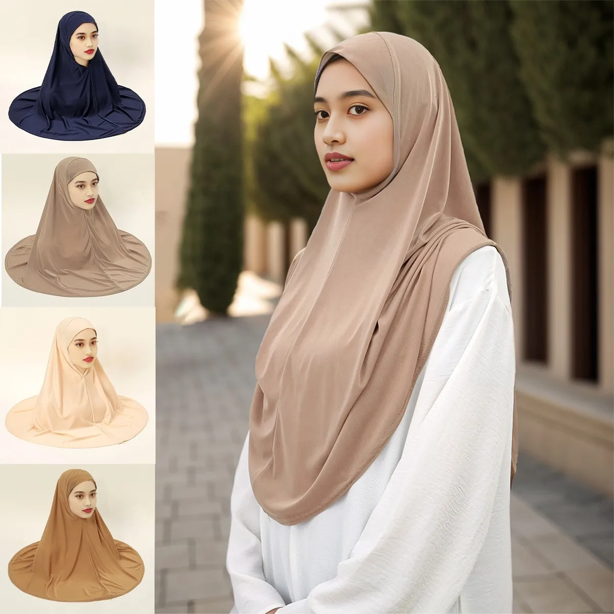 

Новый арабский хіджаб из конопли с кристаллами, однотонный мусульманский платок высокой плотности, сумка на подбородок, женский Ropa Africana Mujer, повязка на голову для женщин