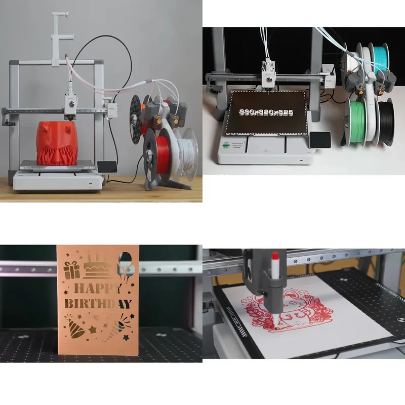 for Original A2L Combo 3D Printer High Speed Auto Leveling Large Build Volume 330x320x325mm Multi Color FDM 3D Printing