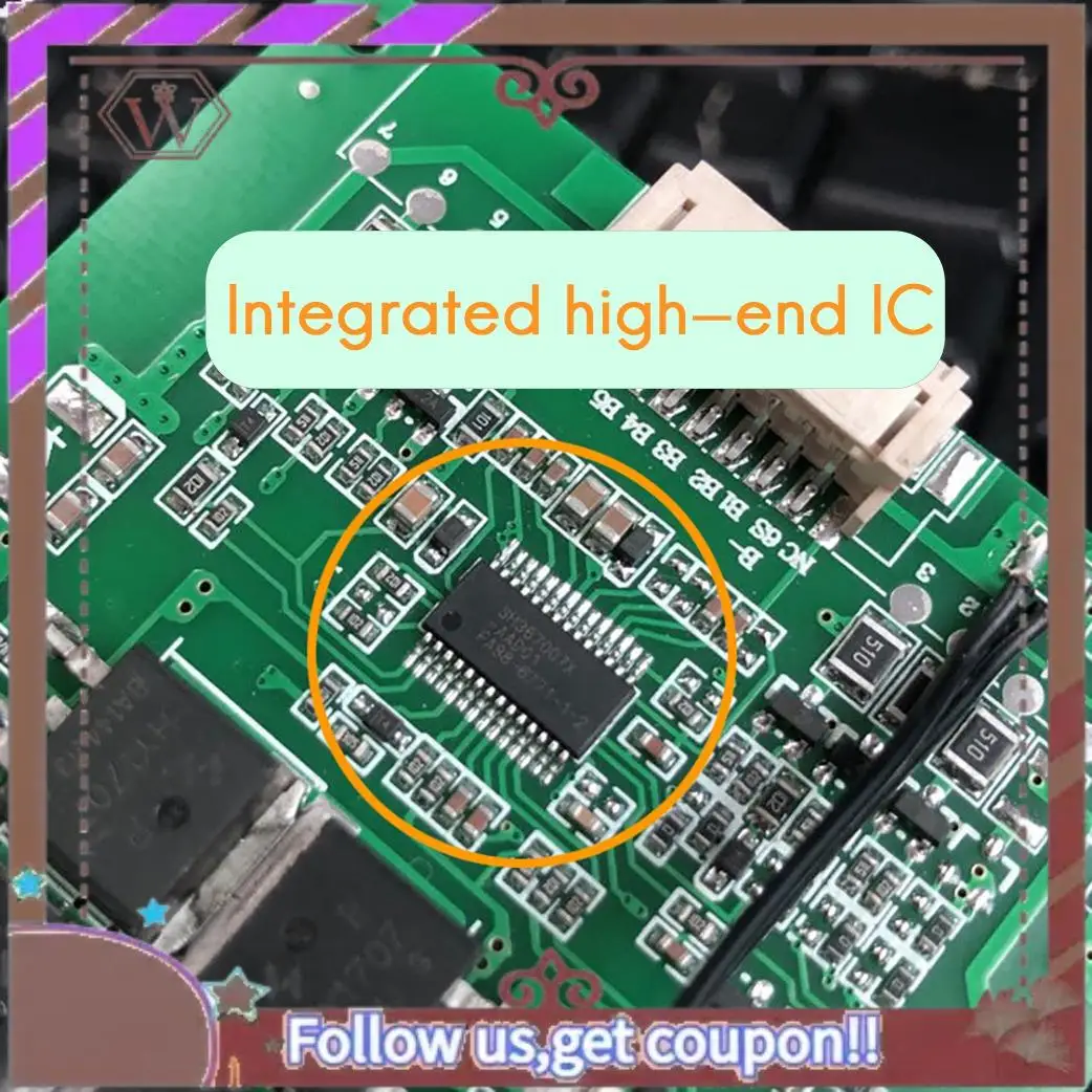 

ABBG-6S 24V BMS Lithium Battery Charging Protection Board With Balanced Charge MOS Enhanced PCB Protection Board