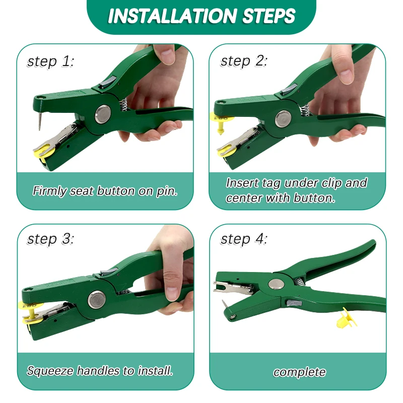 100 個ラウンド豚耳タグ径 28 ミリメートルプラスチックイヤリング農場家畜マーキング羊ウサギ動物識別カード 001-100