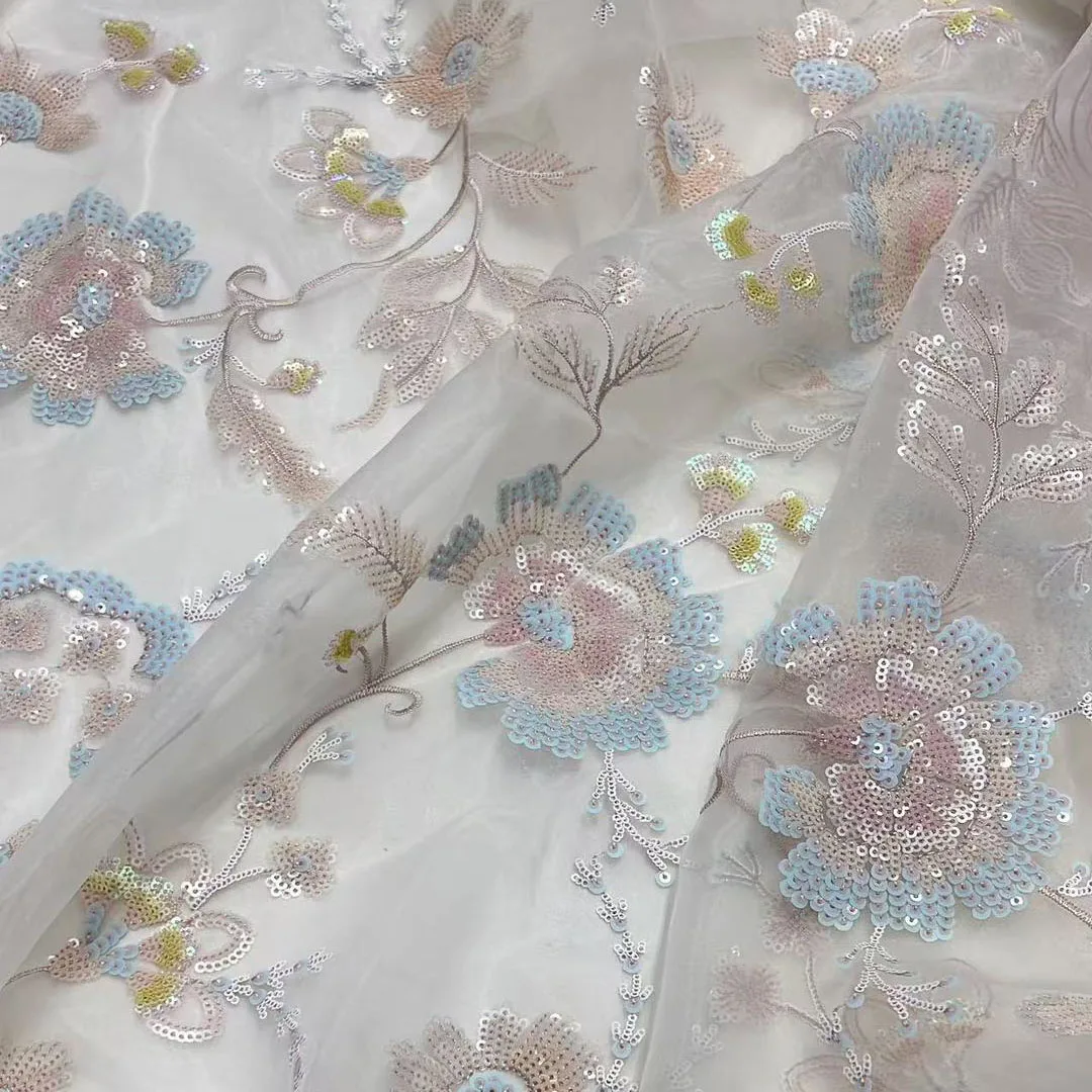 

1 ярд, маленькая цветочная пряжа, ткань для вышивки бисером для пэчворка, высококачественное платье, ткань Cheongsam «сделай сам»