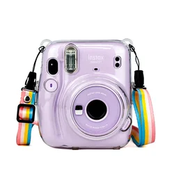 Plastikowy futerał ochronny cyfrowy aparat fotograficzny zastępczy futerał Fuji Fujifilm Instax Mini 11 przezroczysty pokrowiec ochronny