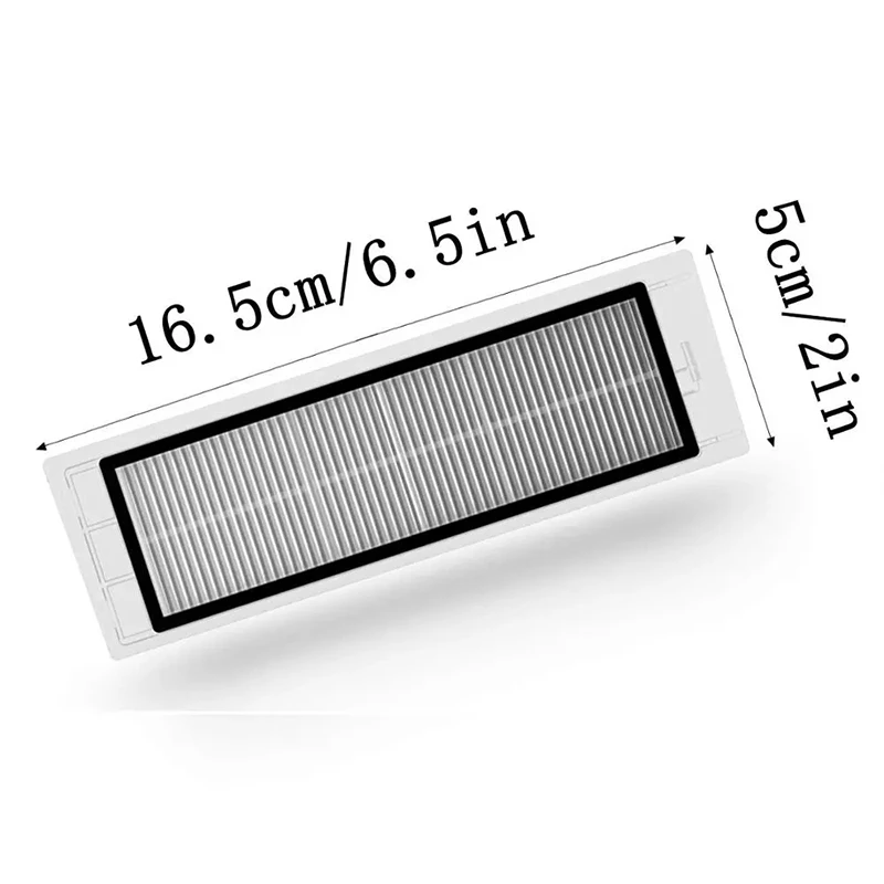 Moping Escova com Filtro HEPA, Escova Lateral, Escova Principal para Xiaomi MI Roborock, S5 Max, S6 Puro, MaxV, S55, Robô Aspirador Acessórios