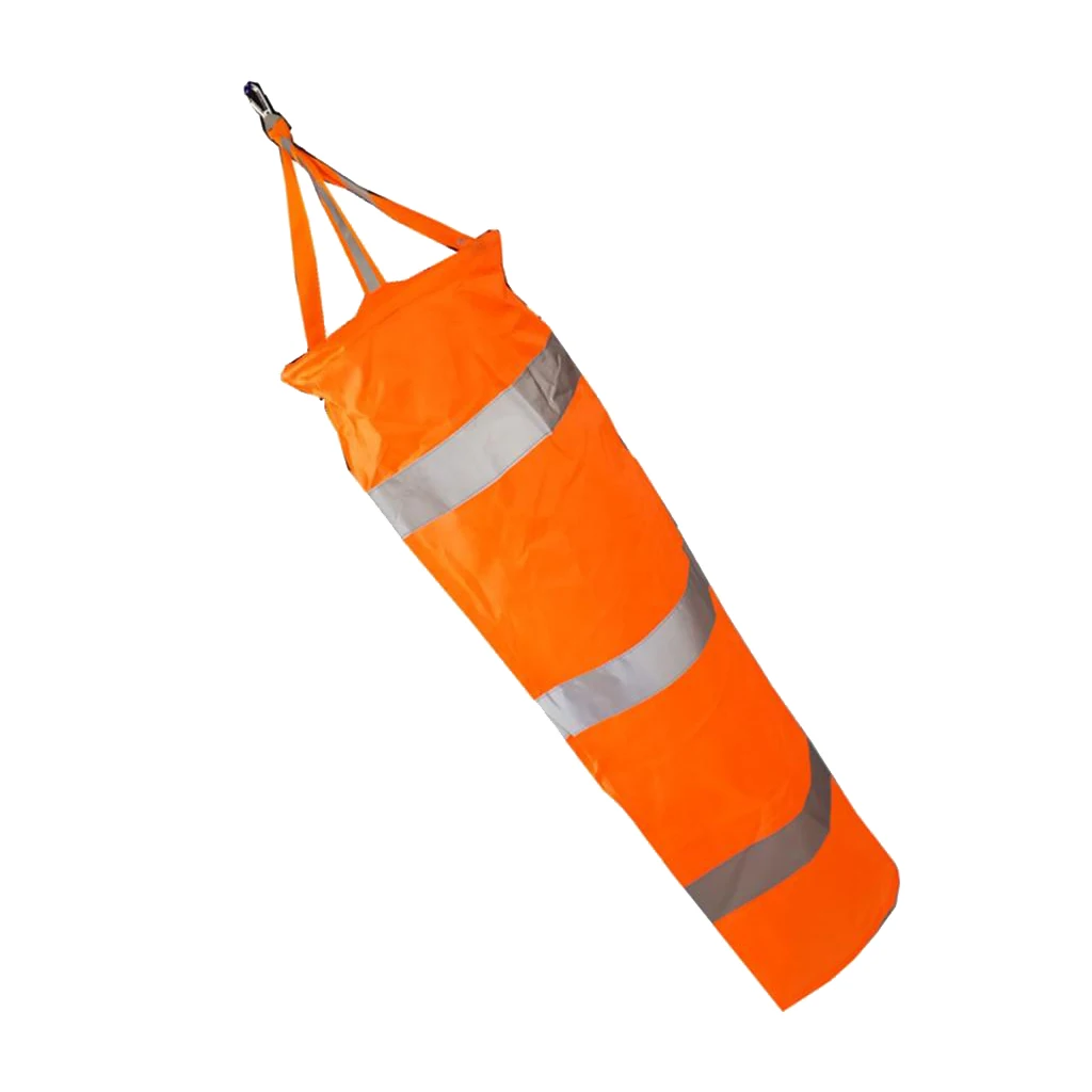 

4 Sizes Airport Aviation Windsock Wind Sock Bag Festival Camping Flag Orange