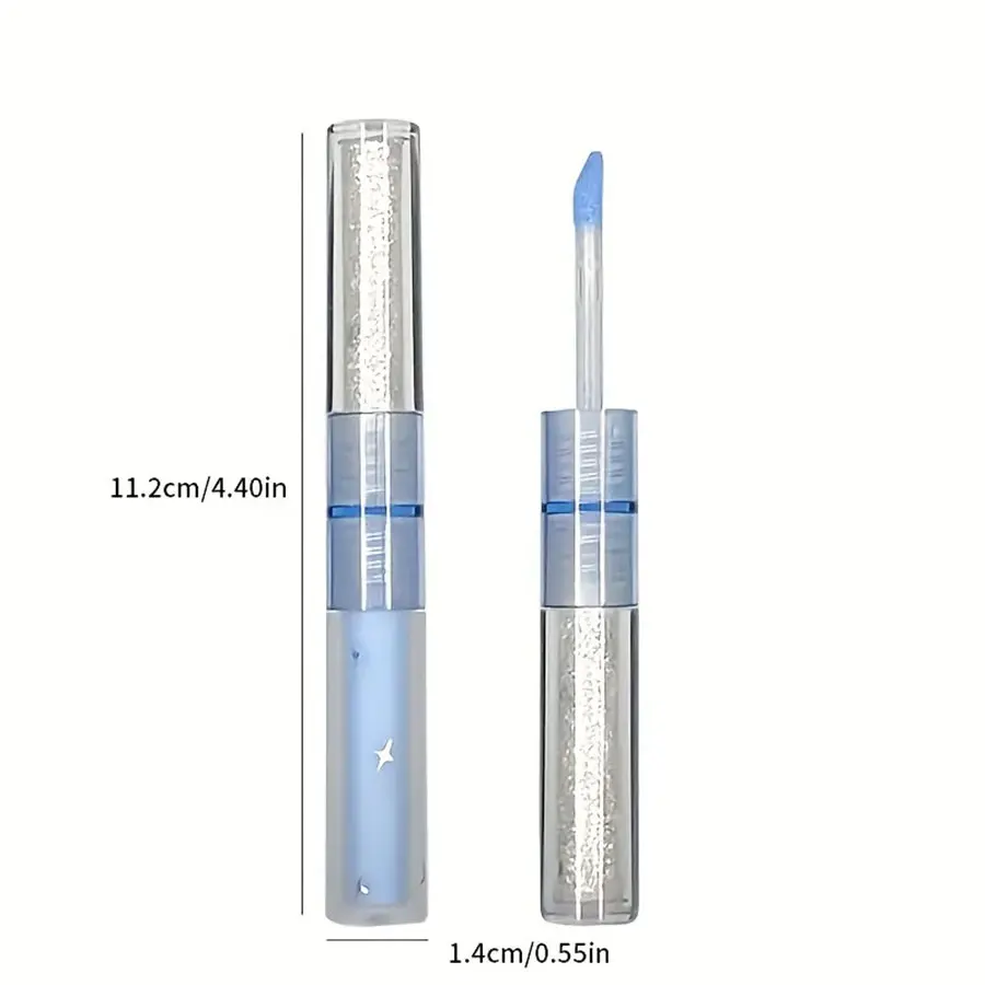 قلم تحديد عيون سائل برأسين ، ترتر غير لامع ، مكياج عيون لامع لؤلئ ، جفن تحت التجاعيد ، تفتيح تمزق #5