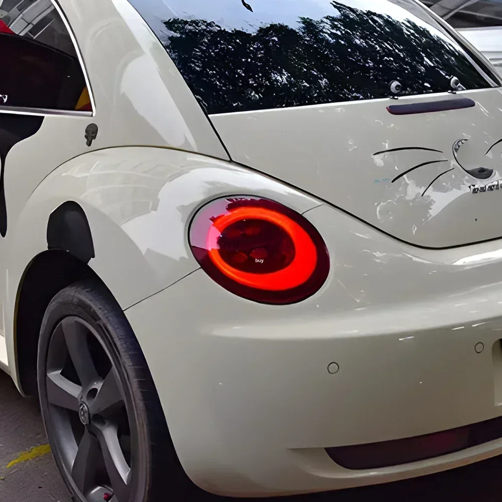 

Для VW Beetle 2004-2010 автоматические задние фонари, обновленные динамические мигающие поворотники, аксессуары, светодиодные автомобильные задние фонари в сборе
