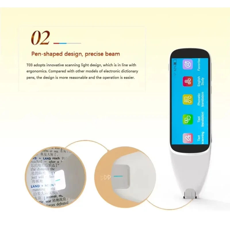 

2025 Pocket WiFi Voice Automatic Pen Smart Pensmartpenorcam Foreign Language Learning Scanning Translationscanning Translation P