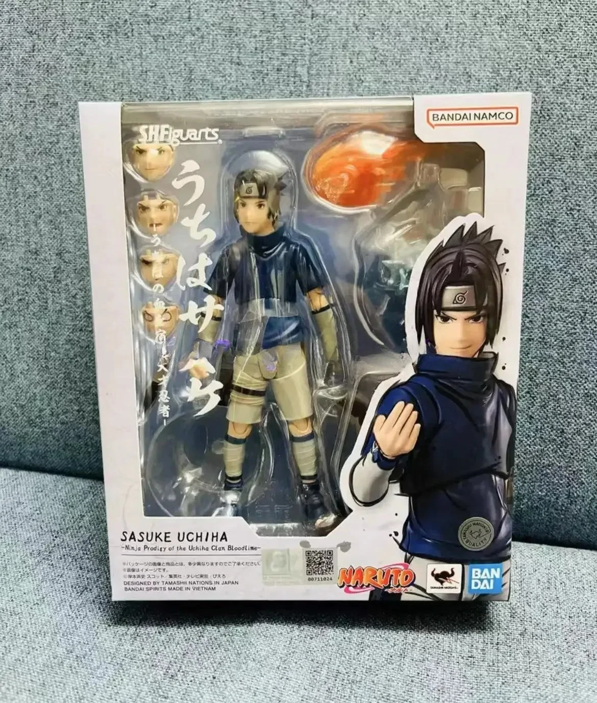 Original SH Figuarts Shf Sasuke Uchiha -Ninja Prodigy of The Uchiha Clan Bloodline Naruto Collectible Model Decoration