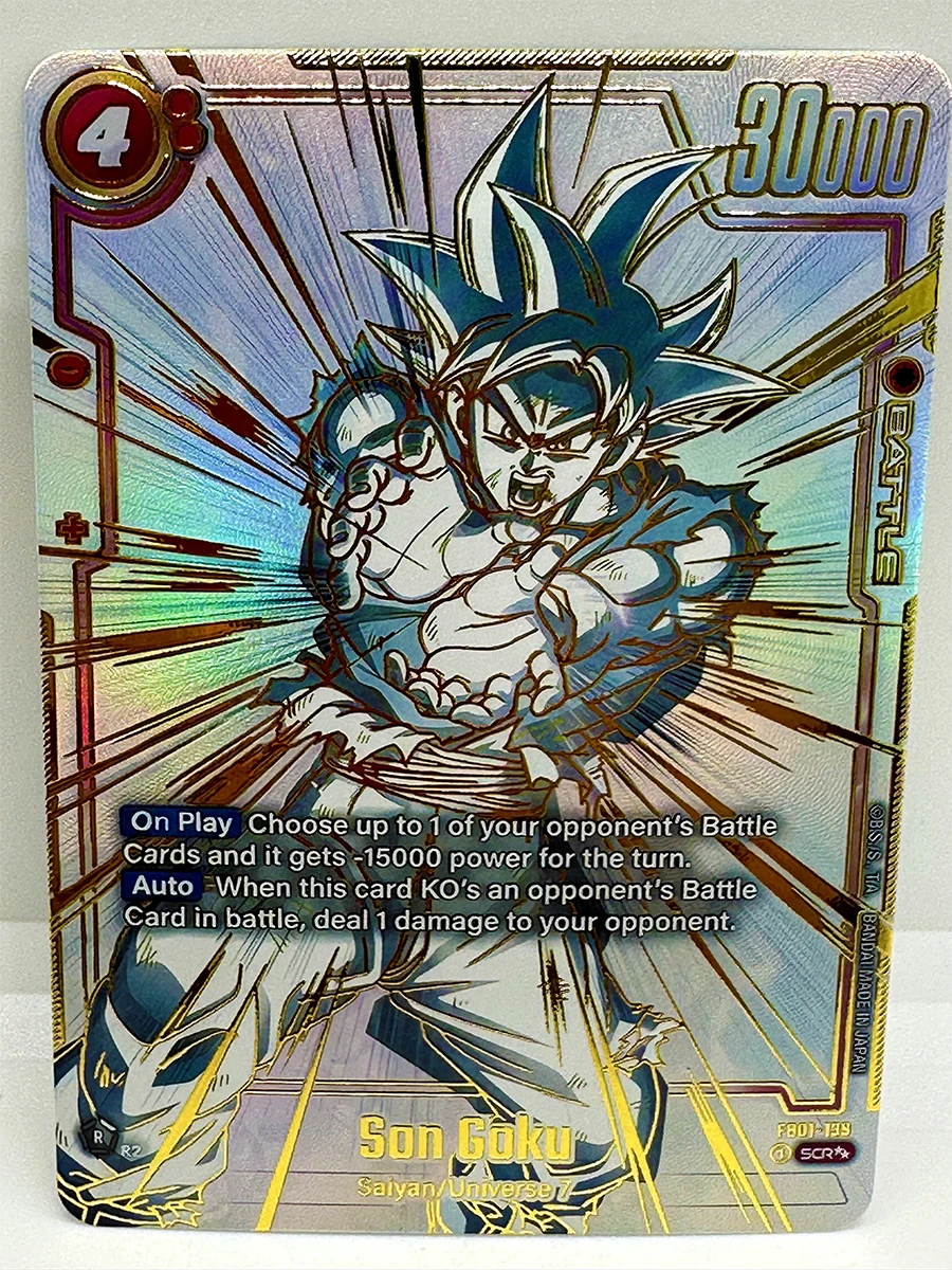 Super Kartenspiel Fusion World Saiyan Goku Broli Spielzeug Hobbys Sammlerstücke Spielkollektion Anime-Karten