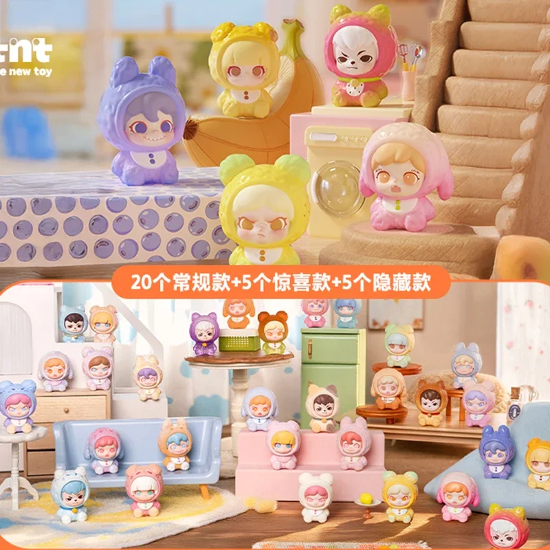 

TNT Tiny Cute Series Mystery Box Genuine Blind Box Guess Bag Ornament Figurines Home Decor Desktop Dolls Model Girls Gift