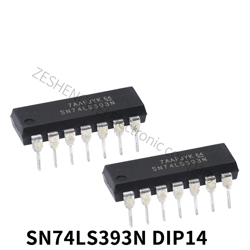 5PCS SN74LS393N 74LS393N HD74LS393P HD74LS393 74LS393 74LS393P DIP-14 In Magazzino