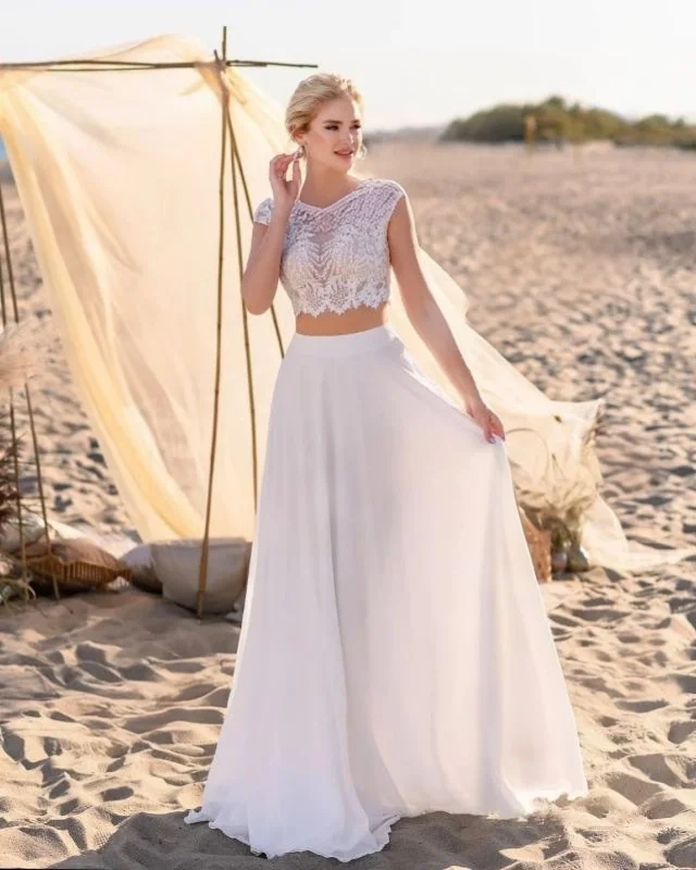 Chiffon Flowy Hochzeit Lange Röcke A-Linie Bodenlangen Formelle Party Röcke Strand Maxirock Maßgeschneidert