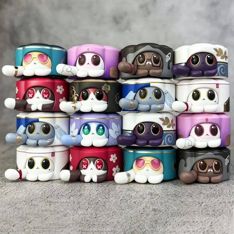 Oryginalny zestaw Mihoyo Honkai Star Rail Critter Pick Vol2 Series Blind Box Toy Mystery Box Ruan Mei'S Creatures Cat Cake Mini Blind Bags