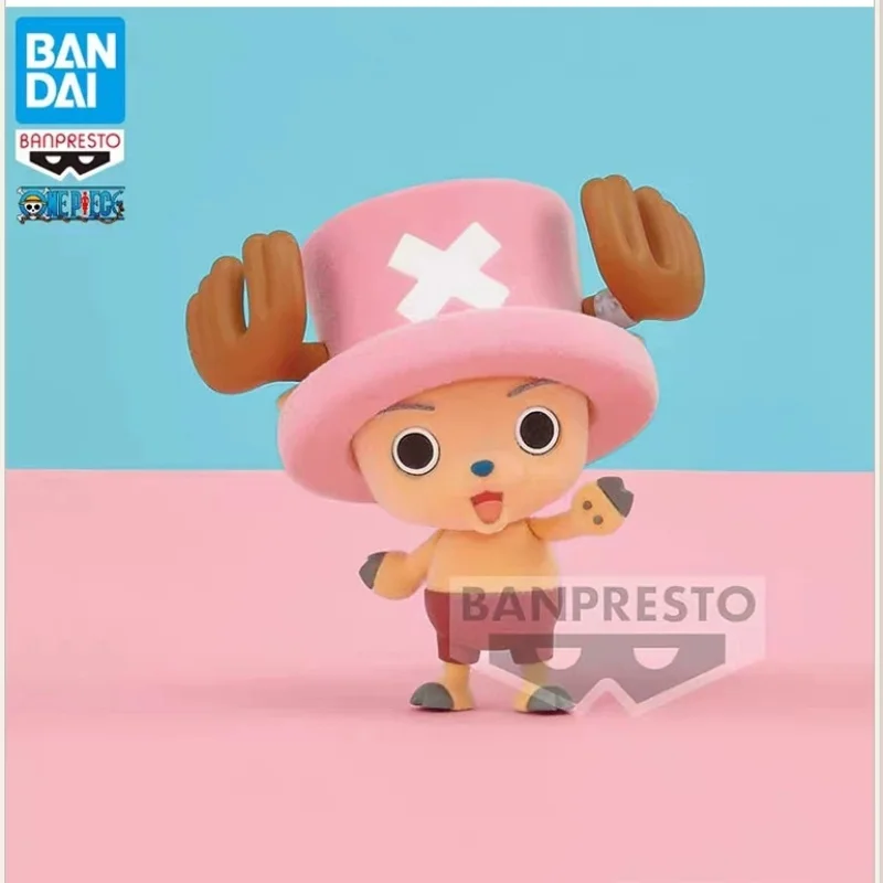 

7 см Bandai One Piece Аниме Фигурка периферийный пушистый Чоппер выщипанная ручной работы сидя осанка и стоя