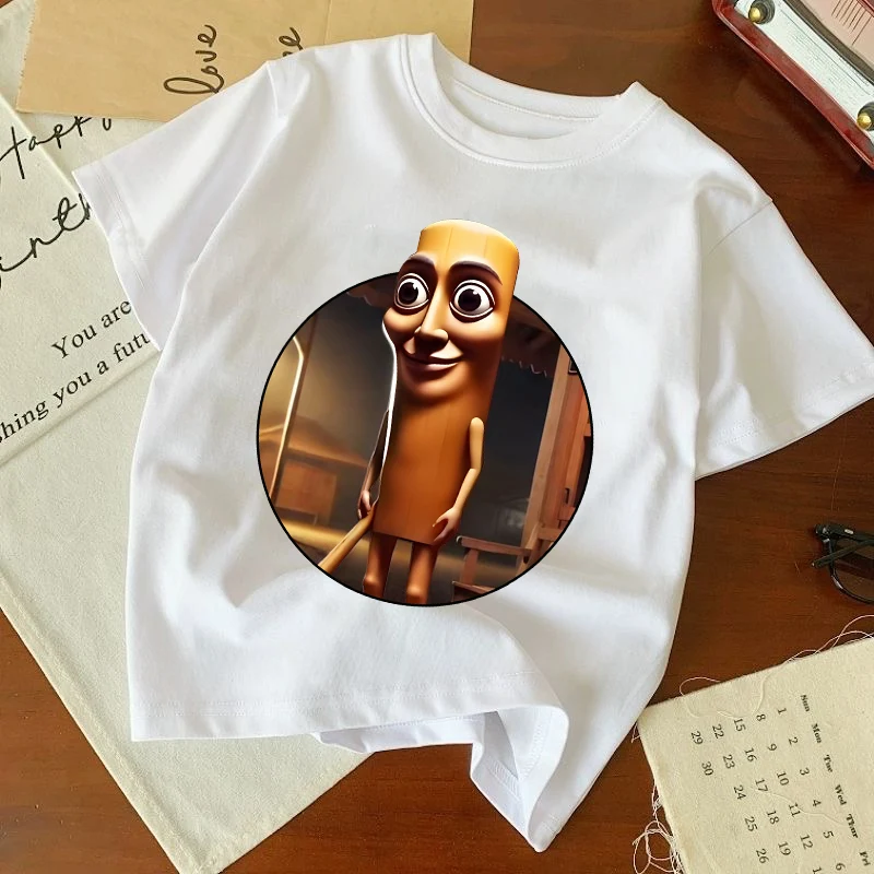 

Tralalero Tralala Children T-shirt Tungtung Sahur Brainrot Cartoon Short Sleeve Boys Girls Summer Tees Tops Kids Clothes Gift