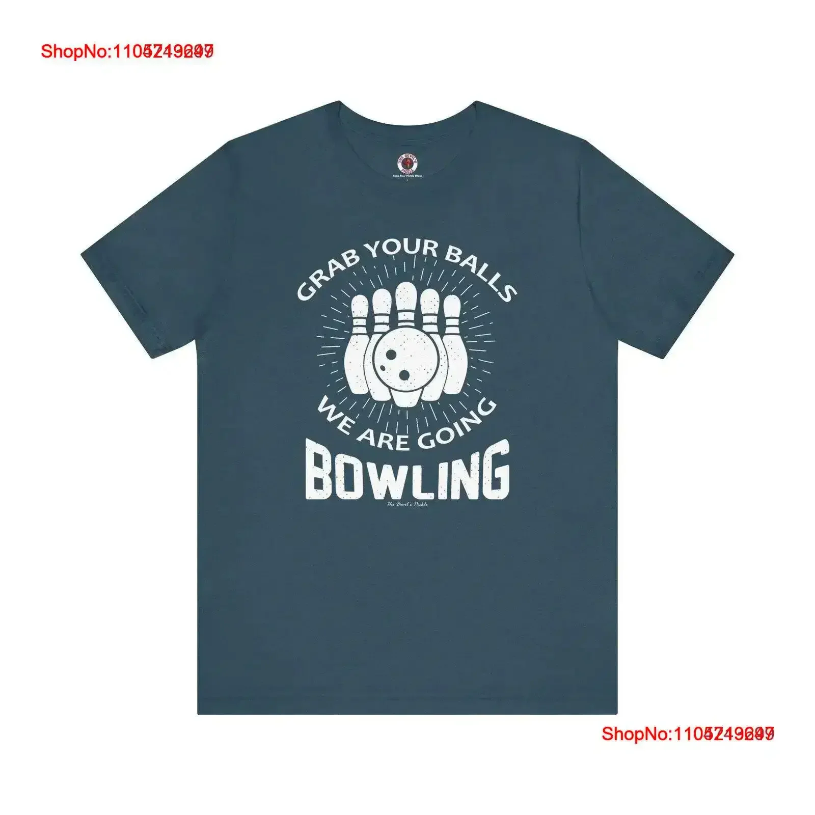 

Grab Your Balls We Are Going Bowling T Shirt vintage Washed designer clothes Casual Stylish Versatile Soft Comfortable vintage